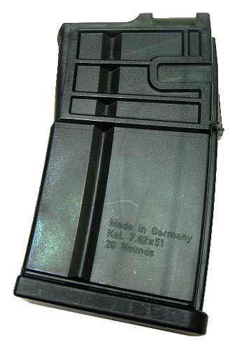 HK MAGAZINE MR762 7.62X51 20RD TRANSLUCENT SMOKE POLYMER - for sale