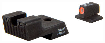 TRIJICON NIGHT SIGHT SET HD ORANGE FRONT 1911 NOVAK CUT - for sale