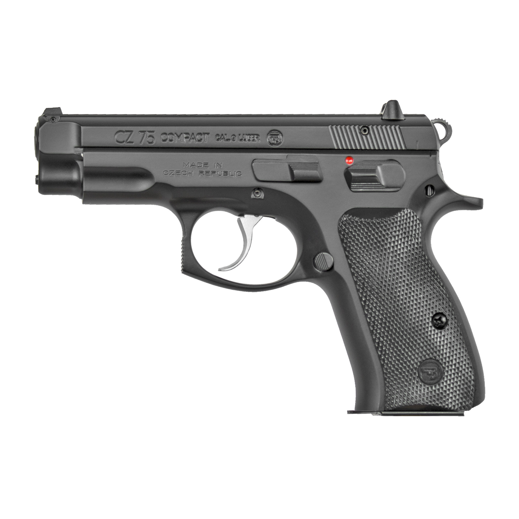 CZ 75 COMPACT 9MM FS 14-SHOT MANUAL SAFETY BLACK POLYCOTE - for sale