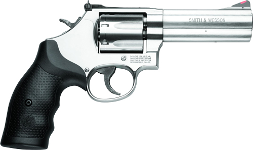 S&W 686 .357 4 AS 6-SHOT STAINLESS STEEL RUBBER - for sale