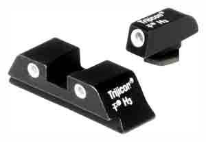 TRIJICON NIGHT SIGHT SET 3 DOT GREEN FOR GLOCK 17 - for sale