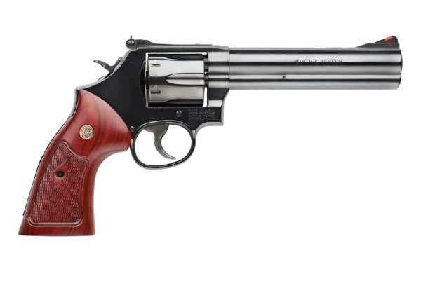 S&W 586 CLASSIC .357 6 AS 6-SHOT BLUED WOOD - for sale