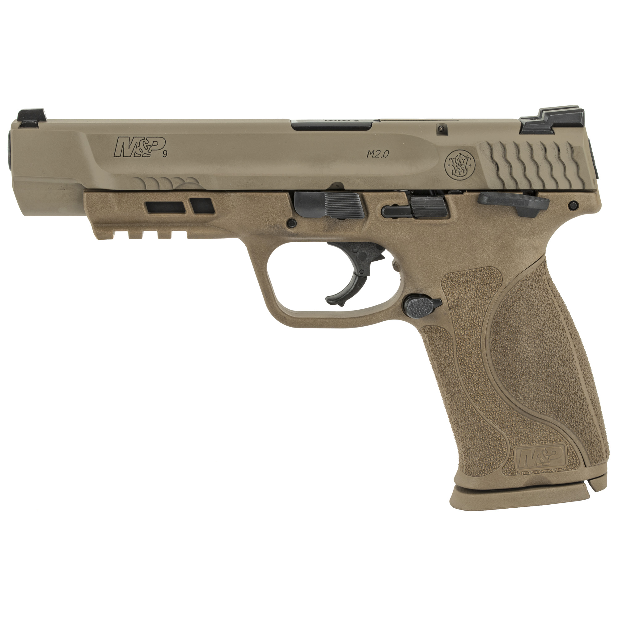 S&W M&P9 M2.0 9MM 5" FS 17-SHOT W/THUMB SAFETY FDE! - for sale