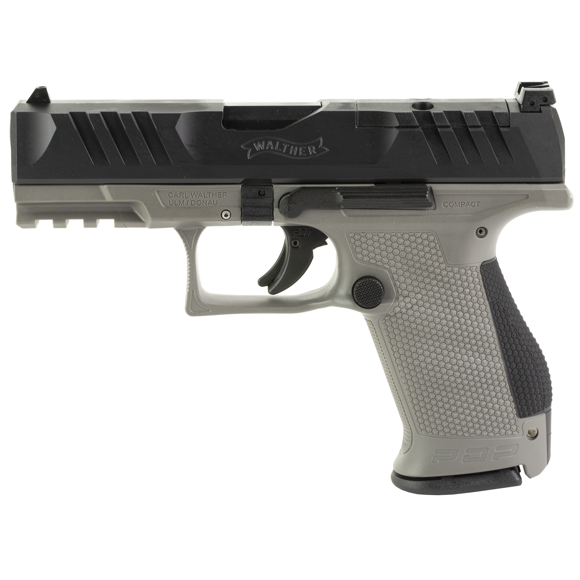 WALTHER PDP COMPACT 9MM 4" FS 15-SHOT GRAY POLYMER FRAME - for sale